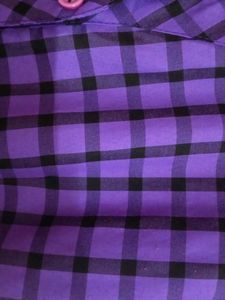 Purple Checkered Top