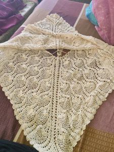 Women&#39;s Off White Poncho