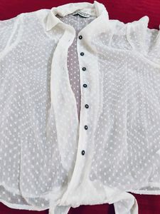 White Sheer Shirt