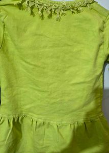 Lime green stylish co-ord set women