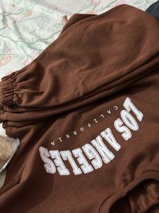 Brown LA Sweat Set