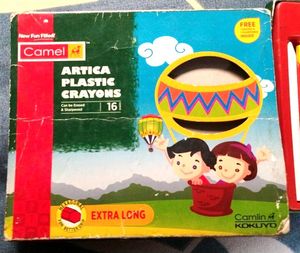 Vintage Camlin Flora Crayons