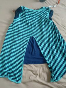 Striped Blue Top