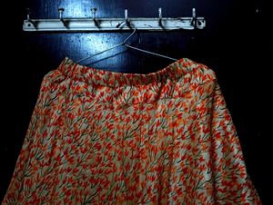 Floral Print Ethnic Skirt