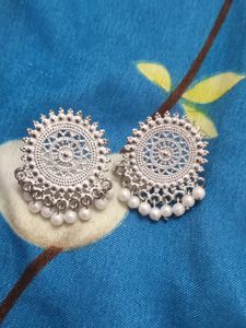 White Earrings