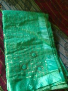 Elegant Green Saree