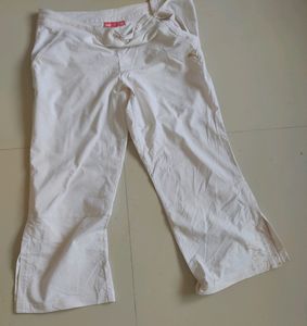 Puma White Capri In Large Size For Women