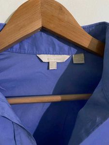 Zara Woman Blue Button Shirt