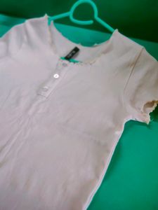 Korean White 🤍 Top