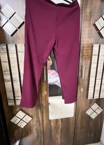 Burgundy Leggings