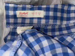 Women’s Split Hem Gingham Skirt – Stylish Mini