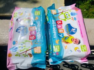 Baby Wet Wipes - 72 Count Set Of 2