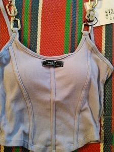 Lilac Chain Strap Tank Top