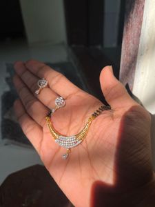 One Gram Brand Pendent Set