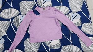Lavender Stylish Top
