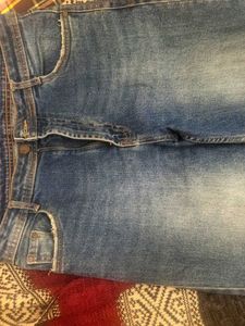 Blue Straight Jeans