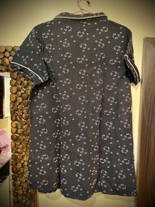 Navy Blue Polka Dot Co-Ord Night Set