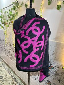 Chanel soft smooth semi winter scarf