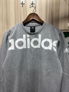 Adidas Essentials Crewneck Big Logo Sweatshirt