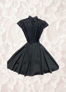Lacy Black Dress