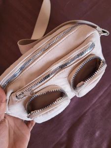 H&amp;M Beige Sling Bag