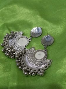 Mirror Jhumka Earrings