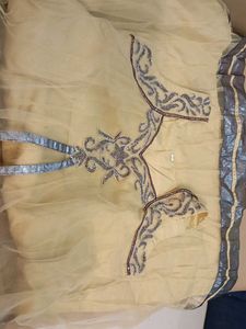 Elegant Ethnic Gown--Sleeves attached