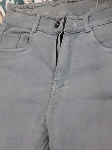 Gray Denim Jeans