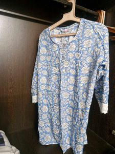 Short Kurti Blue