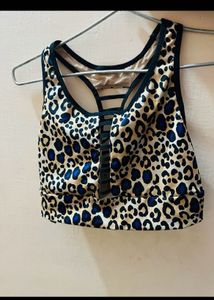 Leopard Print Sports Bra