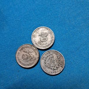3 Rs5 Commemmorative Coins