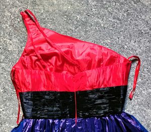 RED GORGEOUS BALLOON PROM DRESS