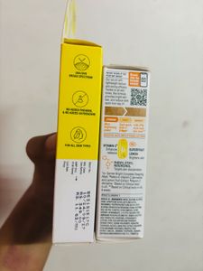 Garnier Sunscreen and Serum