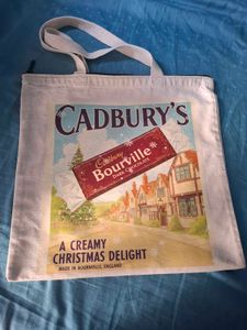 Christmas Theme Bournville Tote Bag From London