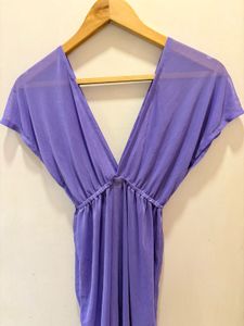 Beautiful Purple Mesh Top/ Dress