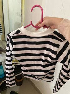 Striped Long Sleeve Top