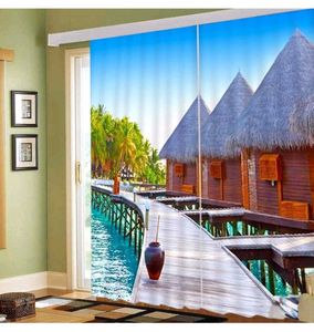 Polyester Knitted Printed Window Curtain, 7 feet,
