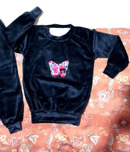 Blue Colour Very Good Top Lower
