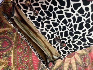 Cow Print Clutch