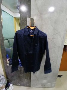 Allen Solly Navy Blue Casual Shirt