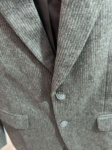 Gray Striped Blazer