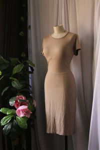 Forever 21 Beige Midi Dress