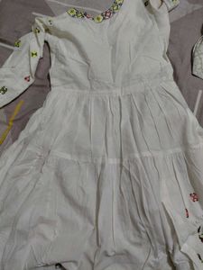 White Embroidery dress