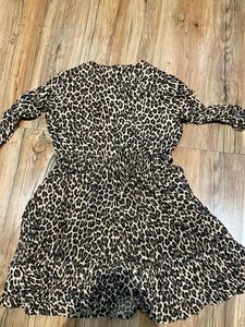 Leopard Print Mini Dress