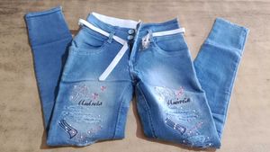 Cute Girls' Denim Jeans