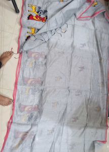 Figure Print Handloom Saree