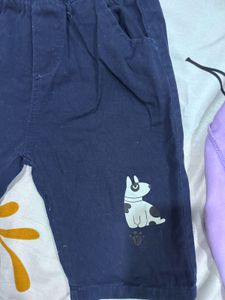 Cotton Blue Shorts 3-4 Year Very Good