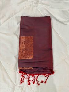 Elegant Maroon Saree