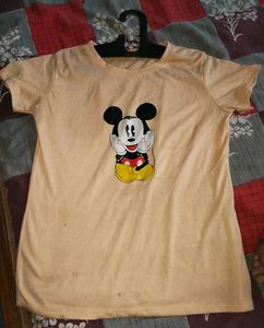 Printed Elegant Short Sleeve Round Neck Tshirt...
