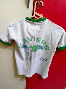 White T-shirt For Baby Boy